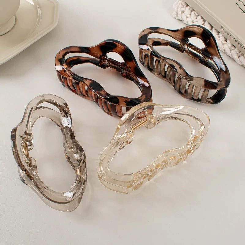 Tortoiseshell Hollow Hair Claw Clip