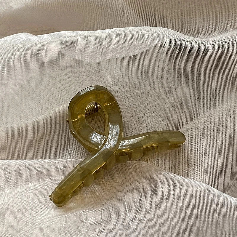 Mini Jelly Color Hair Clips Set