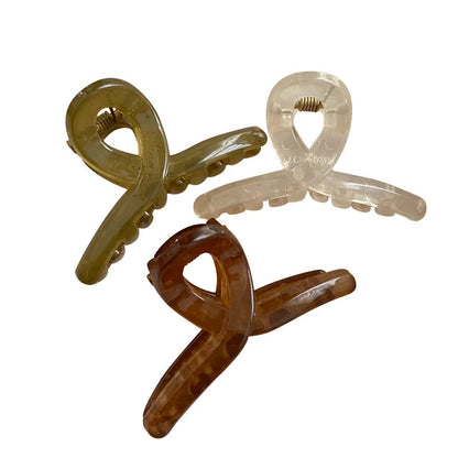 Mini Jelly Color Hair Clips Set