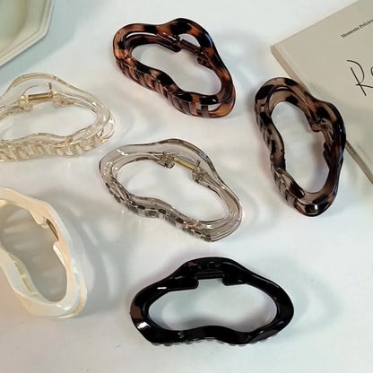 Tortoiseshell Hollow Hair Claw Clip