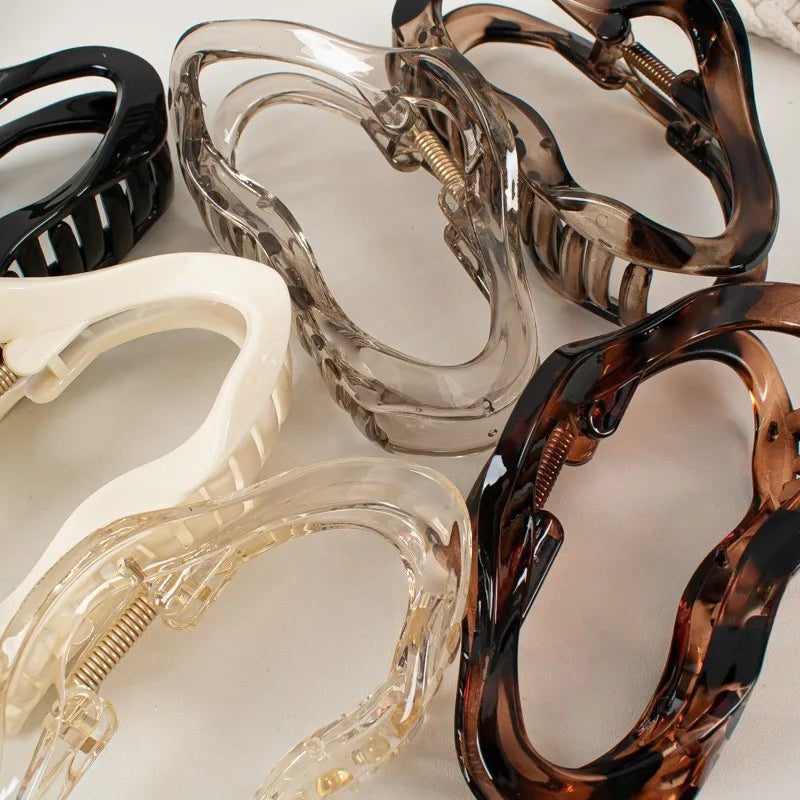 Tortoiseshell Hollow Hair Claw Clip
