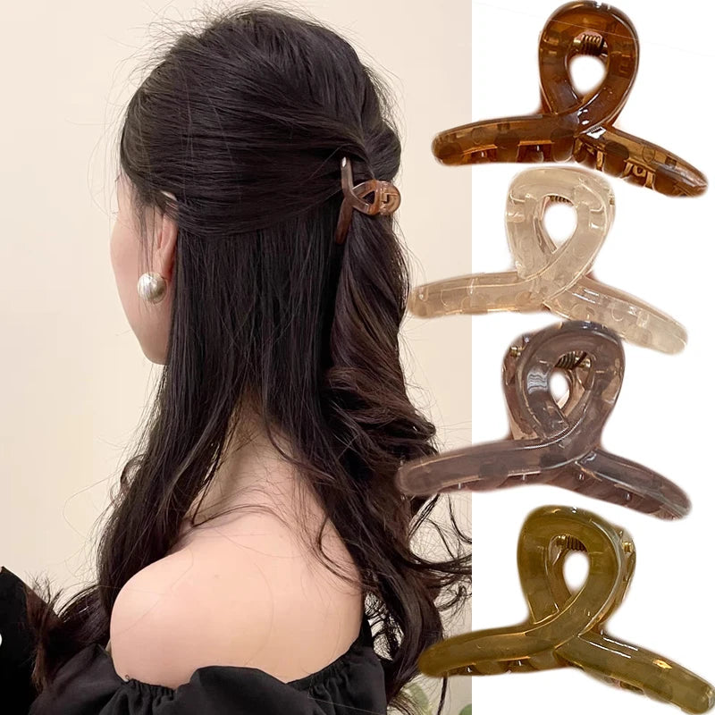 Mini Jelly Color Hair Clips Set