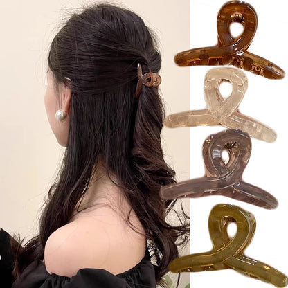 Mini Jelly Color Hair Clips Set